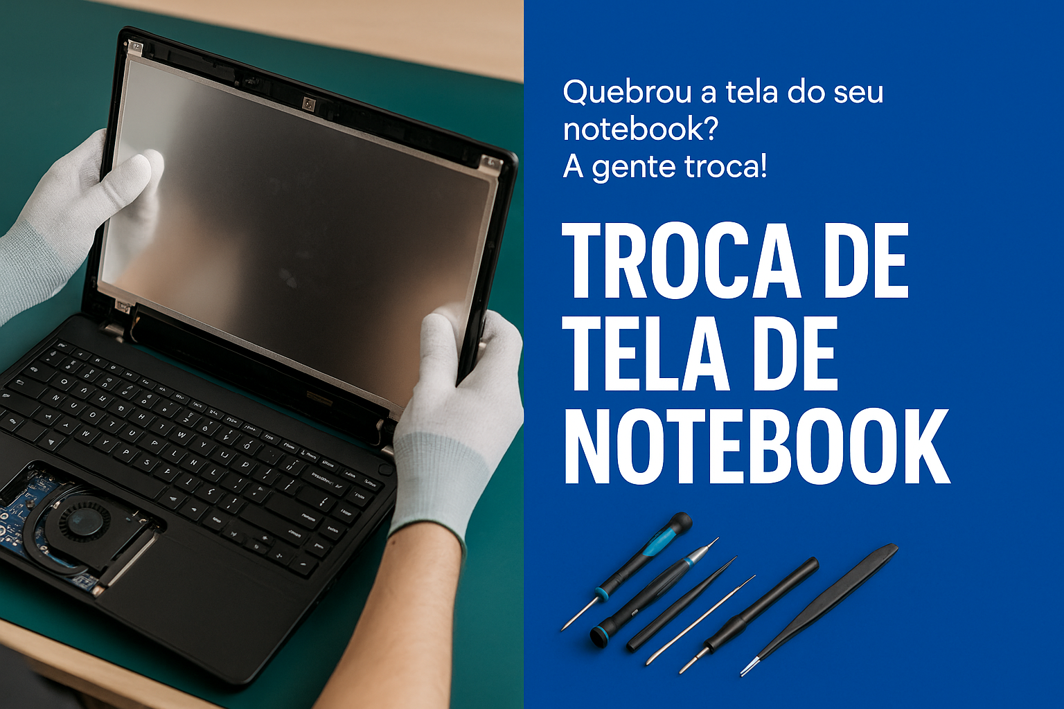Produto Troca de Tela de Notebook com Rapidez e Garantia