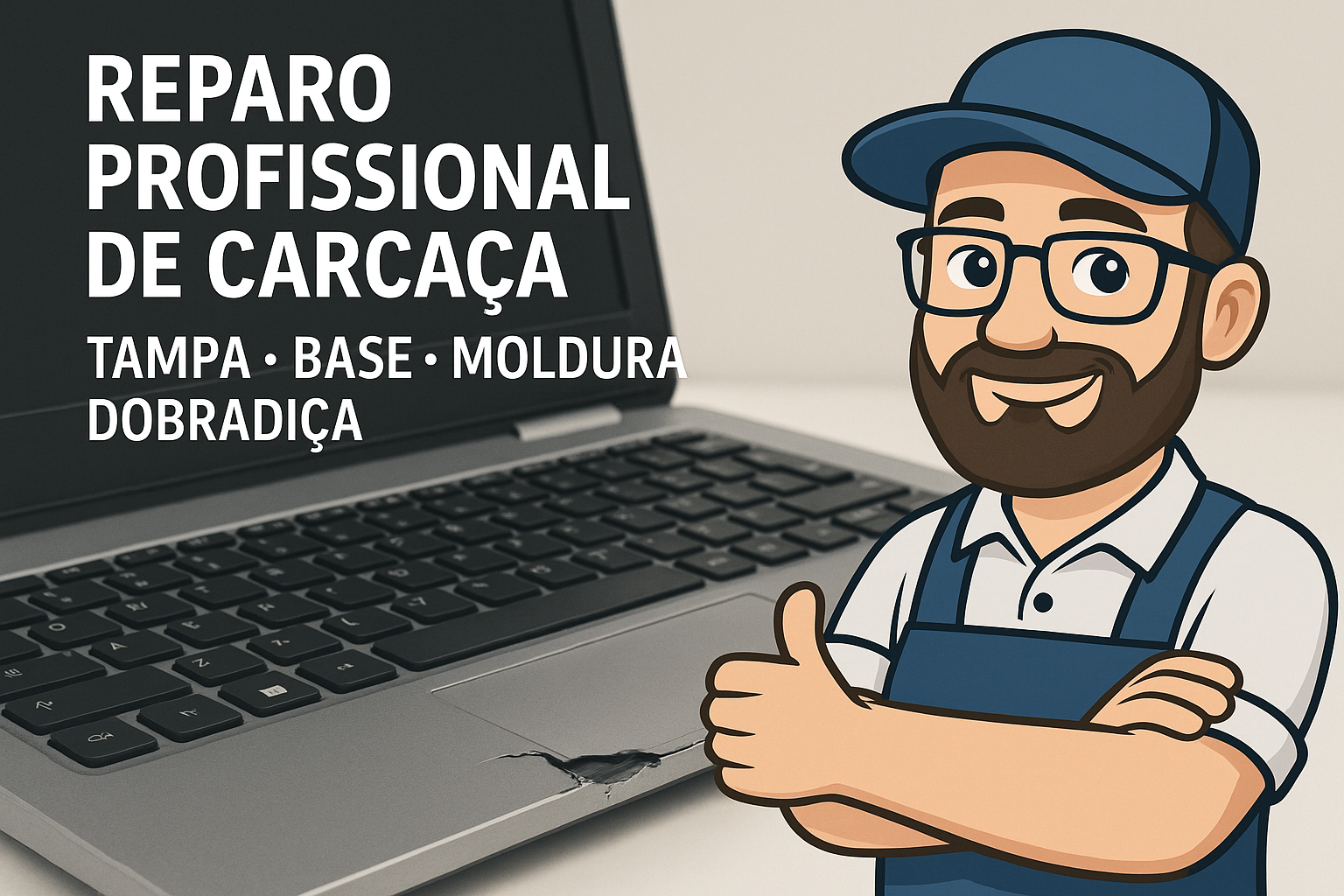Reparo de Carcaça Notebook